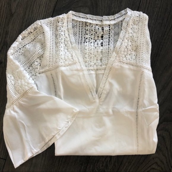 ADALINE Boho Chic Crochet Blouse - Picture 4 of 4
